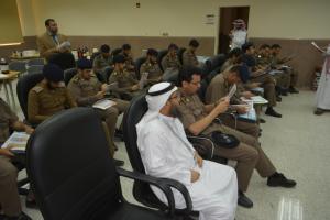 Jamoum Department of Chemistry Holds (How to Deal with Chemical Substances) Course for Civil Defense Officers